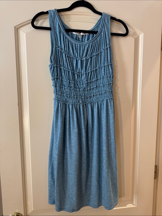 Max Studio Dresses & Skirts - Max Studio Light Blue Ribbed Knit Sleeveless Dress M